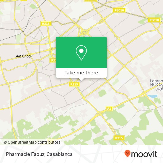 Pharmacie Faouz map