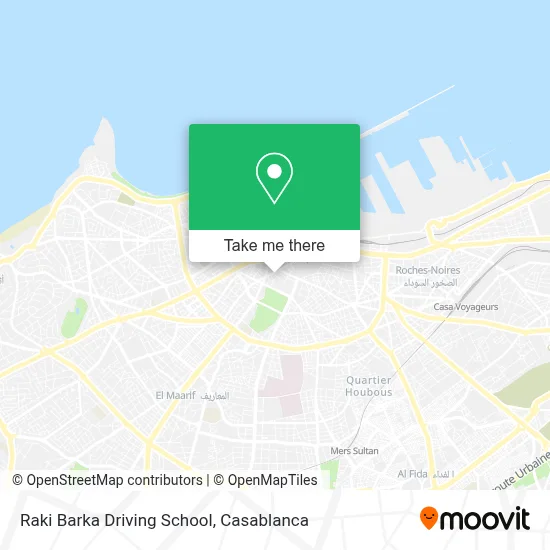 Raki Barka Driving School map