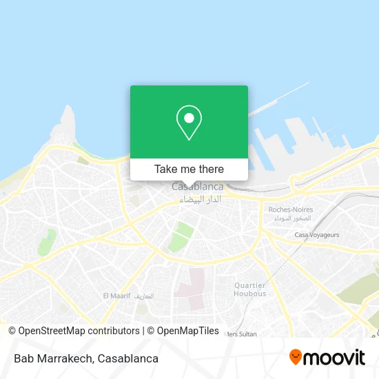 Bab Marrakech map