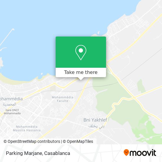 Parking Marjane map