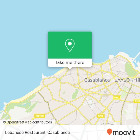 Lebanese Restaurant map