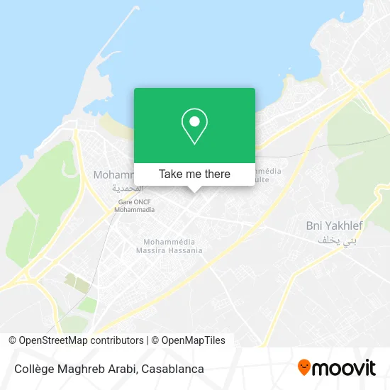 Collège Maghreb Arabi map