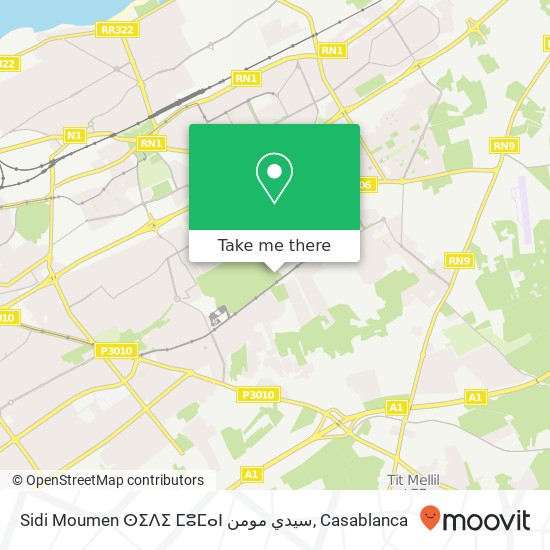 Sidi Moumen ⵙⵉⴷⵉ ⵎⵓⵎⴰⵏ سيدي مومن plan