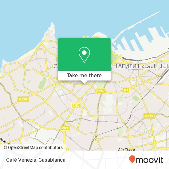 Café Venezia map