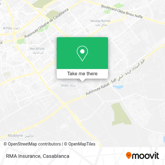 RMA Insurance map