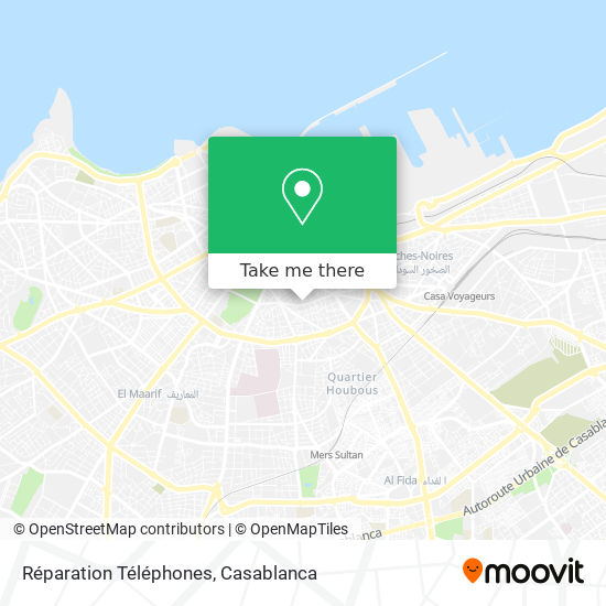 Réparation Téléphones map