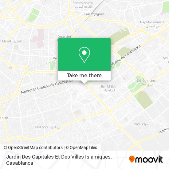 Jardin Des Capitales Et Des Villes Islamiques map