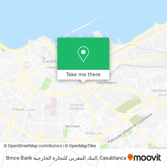Bmce Bank البنك المغربي للتجارة الخارجية map
