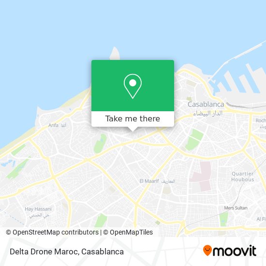 Delta Drone Maroc map