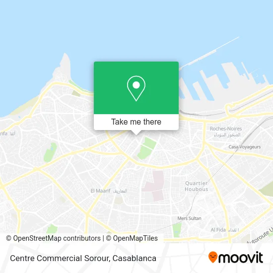 Centre Commercial Sorour map