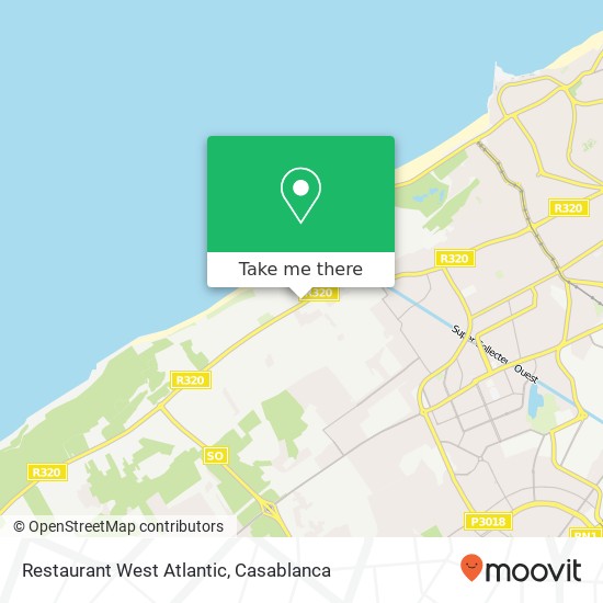 Restaurant West Atlantic map