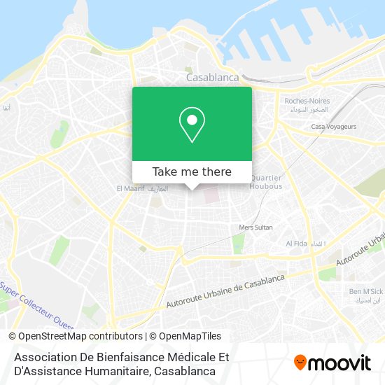 Association De Bienfaisance Médicale Et D'Assistance Humanitaire map