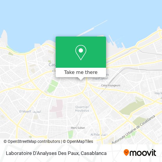 Laboratoire D'Analyses Des Paux map