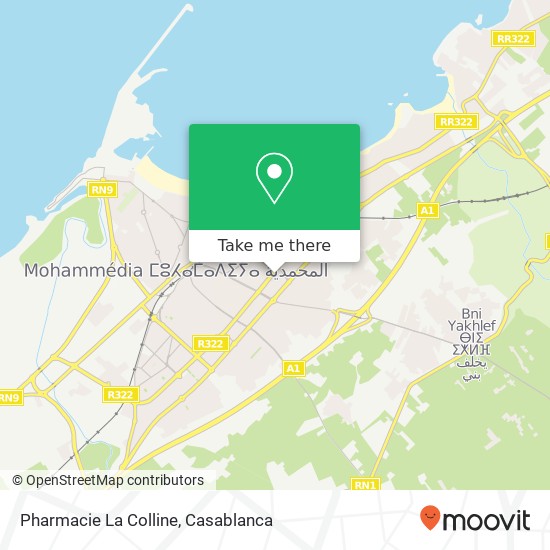 Pharmacie La Colline map