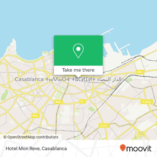 Hotel Mon Reve map