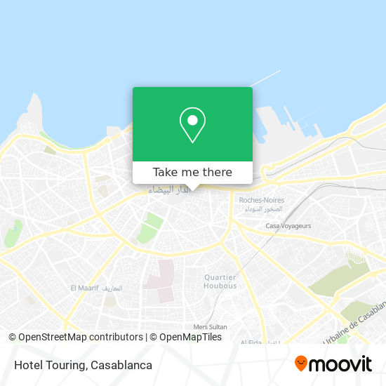 Hotel Touring map