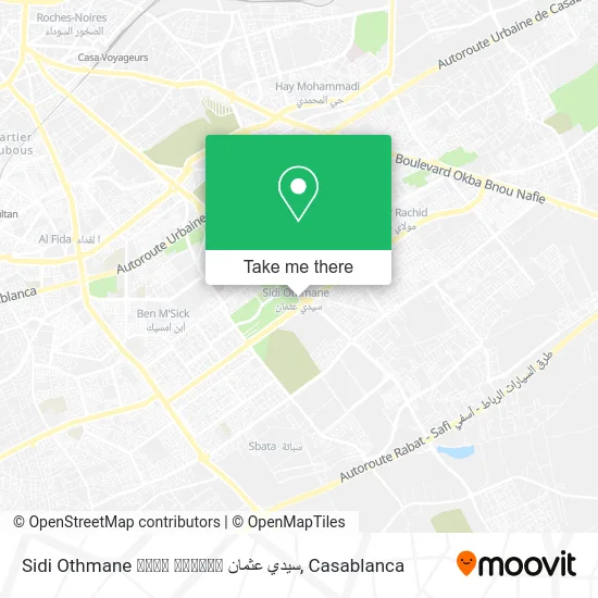 Sidi Othmane ⵙⵉⴷⵉ ⵄⵓⵜⵎⴰⵏ سيدي عثمان map