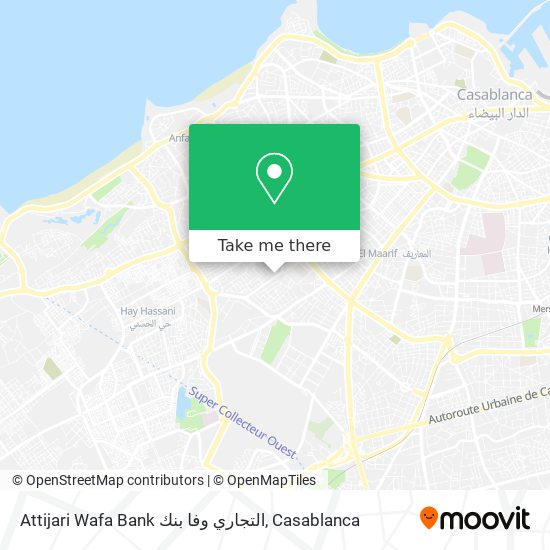 Attijari Wafa Bank التجاري وفا بنك map