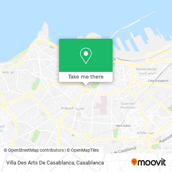 Villa Des Arts De Casablanca plan
