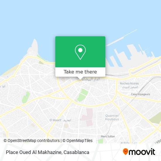 Place Oued Al Makhazine map
