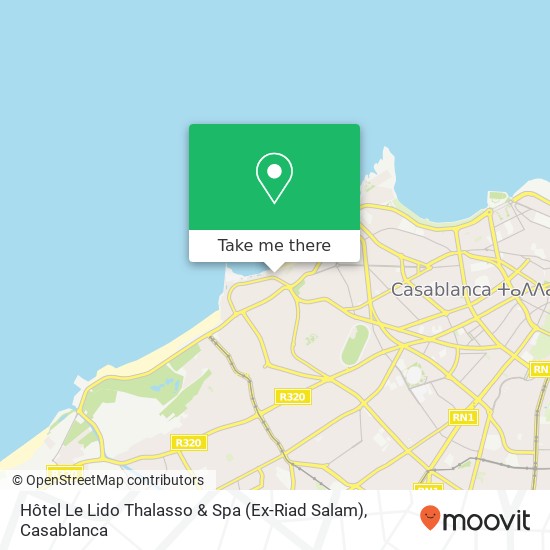 Hôtel Le Lido Thalasso & Spa (Ex-Riad Salam) map
