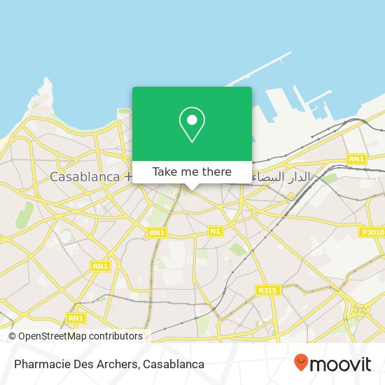 Pharmacie Des Archers map