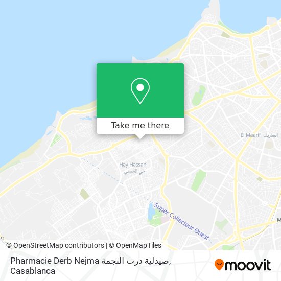 Pharmacie Derb Nejma صيدلية درب النجمة map