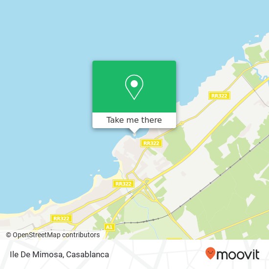 Ile De Mimosa map