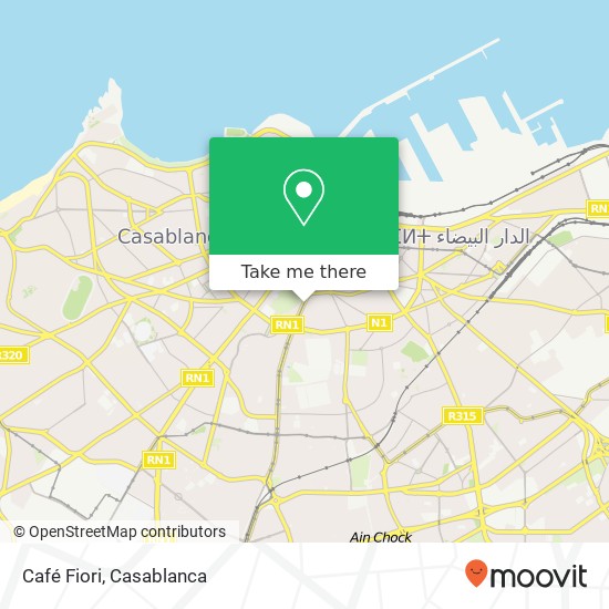 Café Fiori map