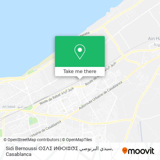 Sidi Bernoussi ⵙⵉⴷⵉ ⵍⴱⵔⵏⵓⵚⵉ سيدي البرنوصي map