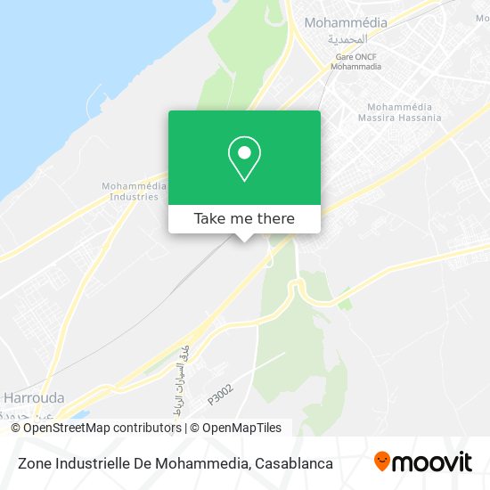 Zone Industrielle De Mohammedia map