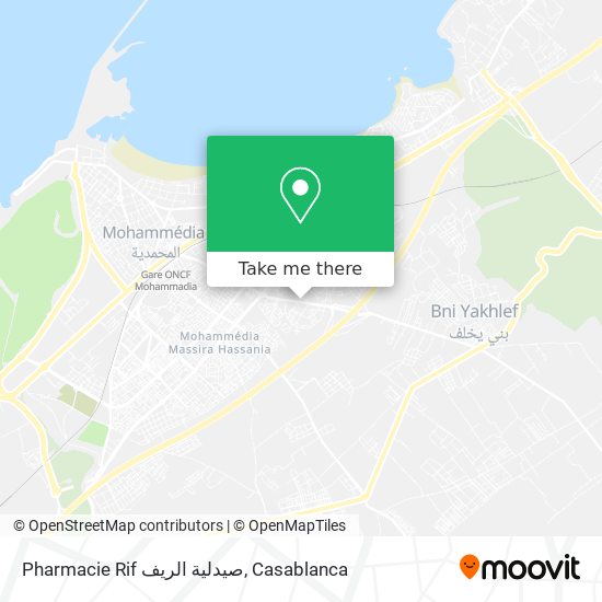 Pharmacie Rif صيدلية الريف map
