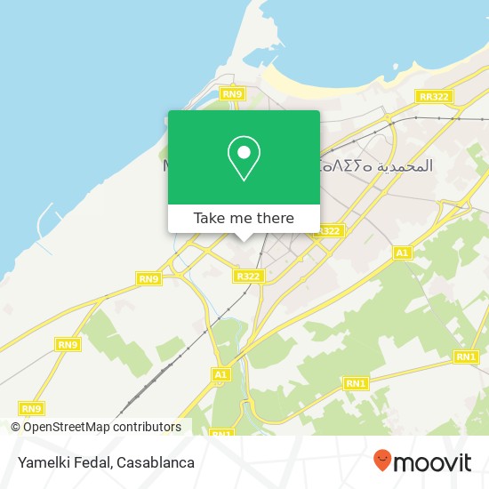Yamelki Fedal map