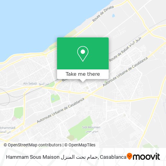 Hammam Sous Maison حمام تحت المنزل map