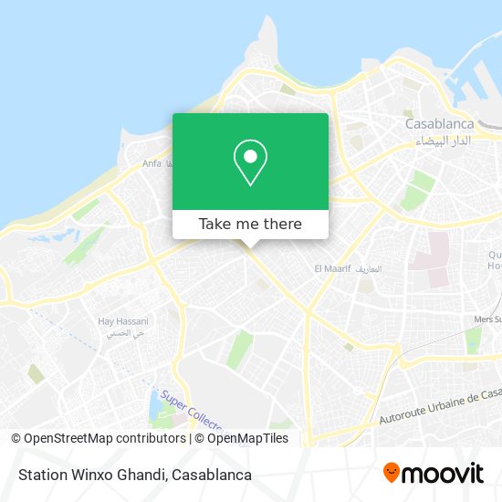 Station Winxo Ghandi map