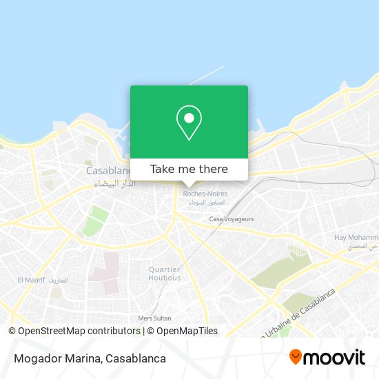 Mogador Marina map