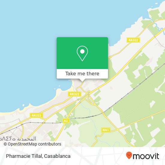 Pharmacie Tillal map