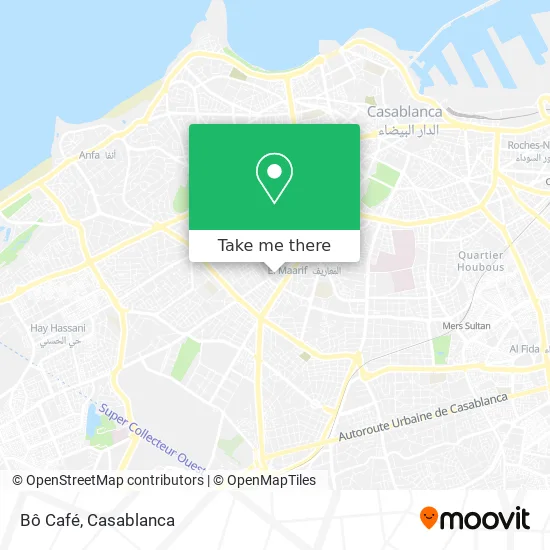 Bô Café map