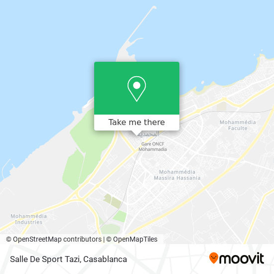 Salle De Sport Tazi map