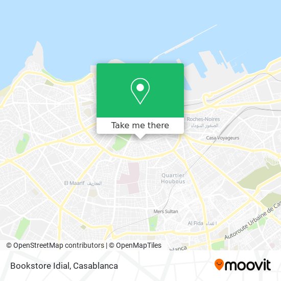 Bookstore Idial map
