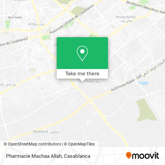 Pharmacie Machaa Allah map