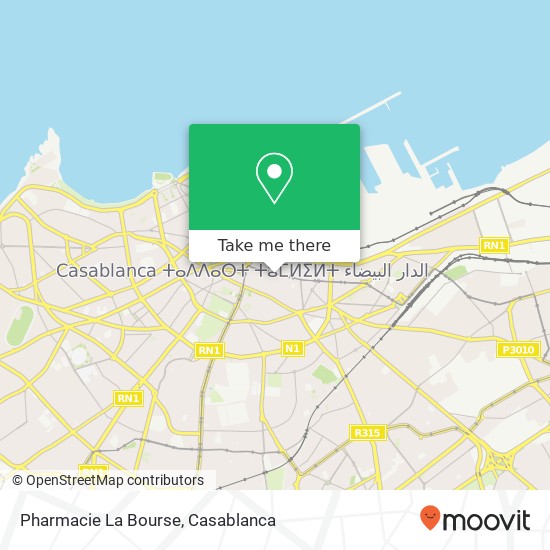 Pharmacie La Bourse map