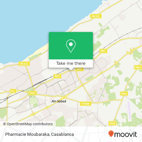 Pharmacie Moubaraka map