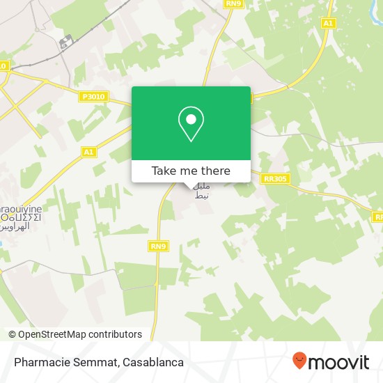 Pharmacie Semmat map