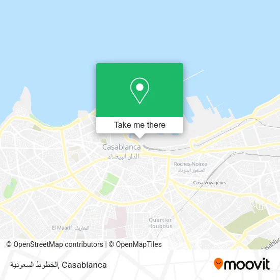 الخطوط السعودية map
