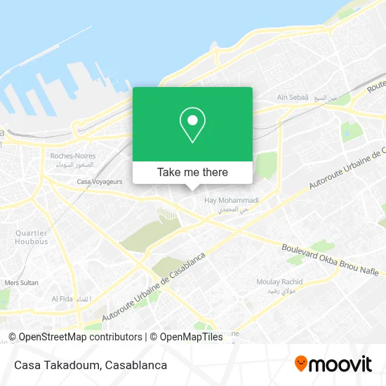 Casa Takadoum map