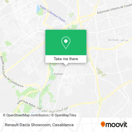 Renault-Dacia Showroom map