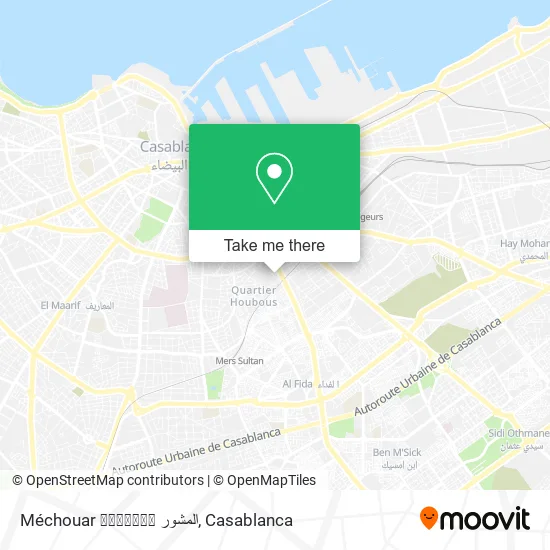 Méchouar ⵍⵎⵉⵛⵡⴰⵔ المشور map
