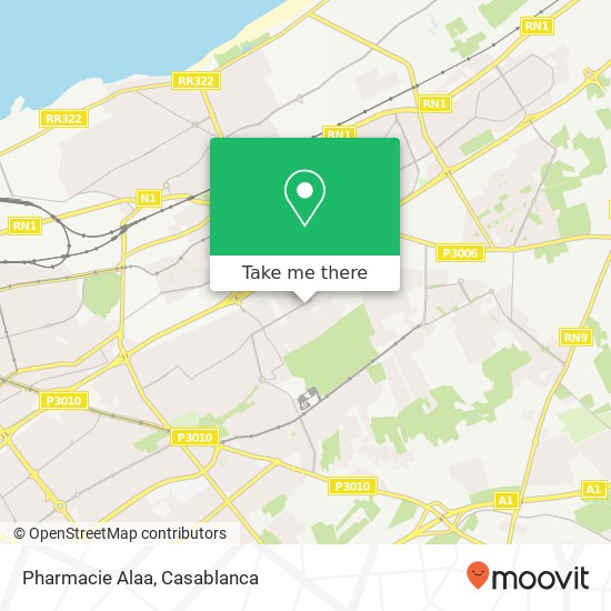 Pharmacie Alaa map