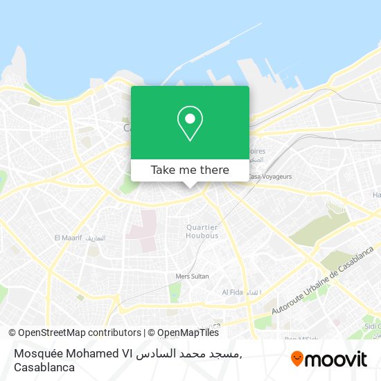 Mosquée Mohamed VI مسجد محمد السادس map